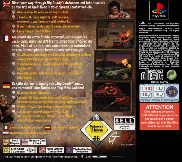 Rogue Trip - Vacation 2012 — box-2D-back (EU)