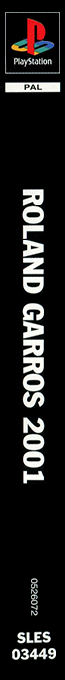 Roland Garros French Open 2001 — box-2D-side (IT)