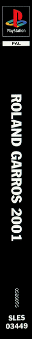 Roland Garros French Open 2001 — box-2D-side (EU)