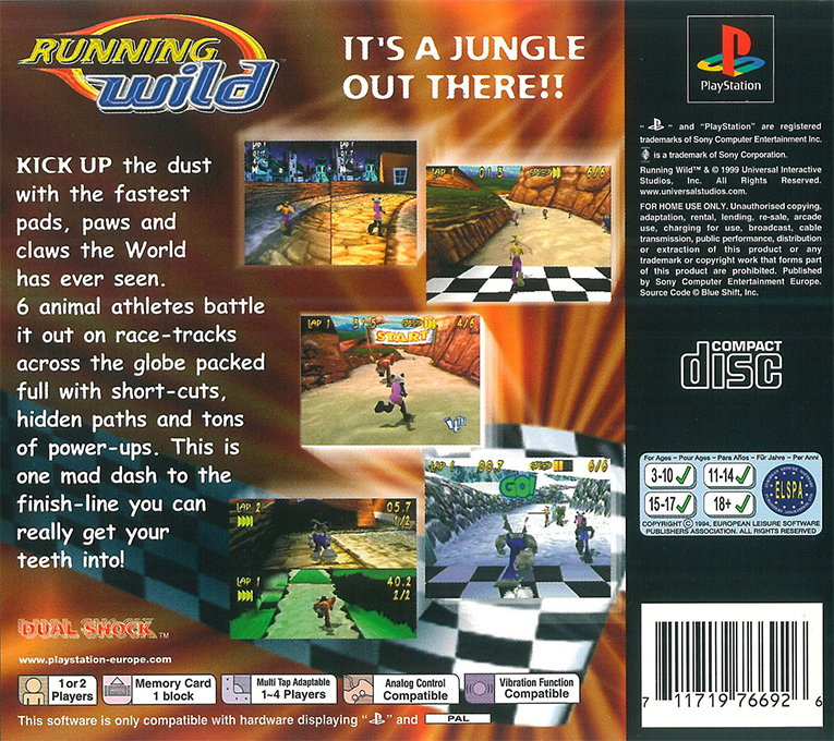 Running Wild — box-2D-back (UK)