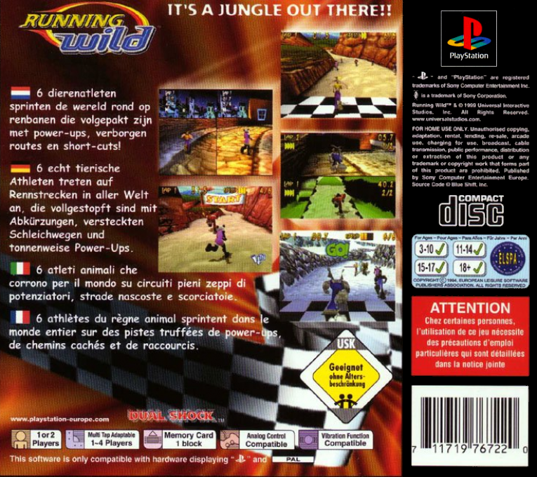 Running Wild — box-2D-back (EU)
