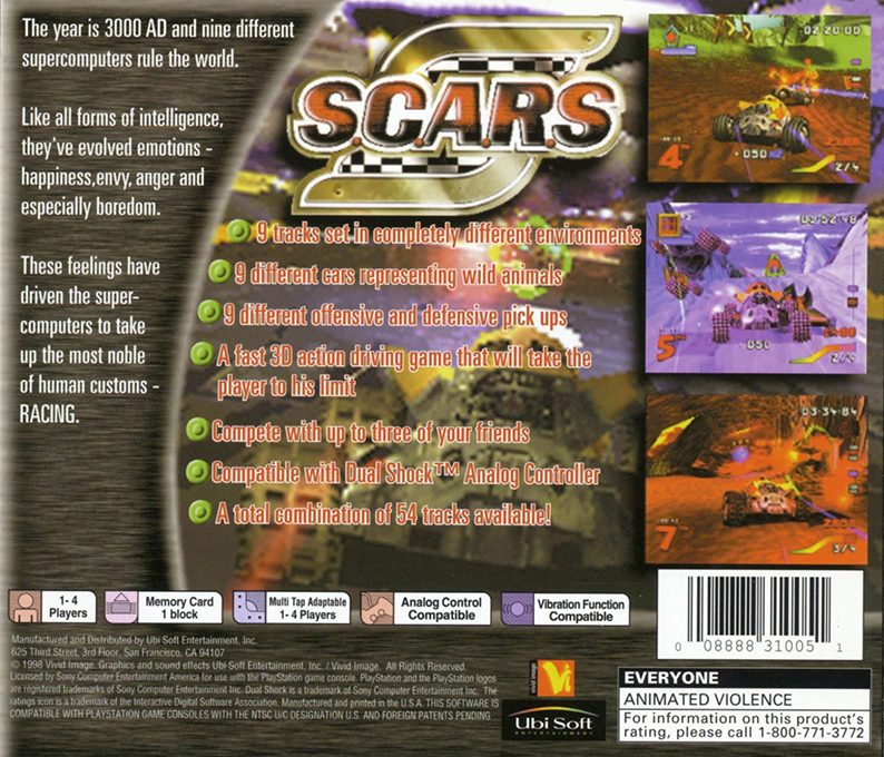 S.c.a.r.s — box-2D-back (US)