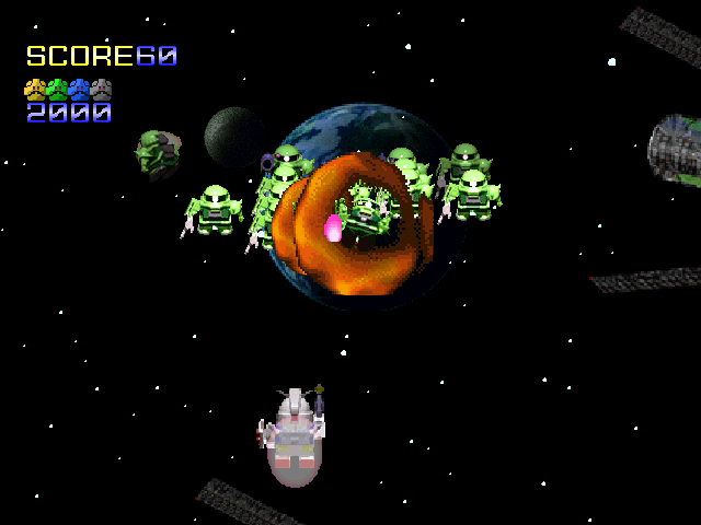 Sd Gundam - Over Galaxian — ss (JP)