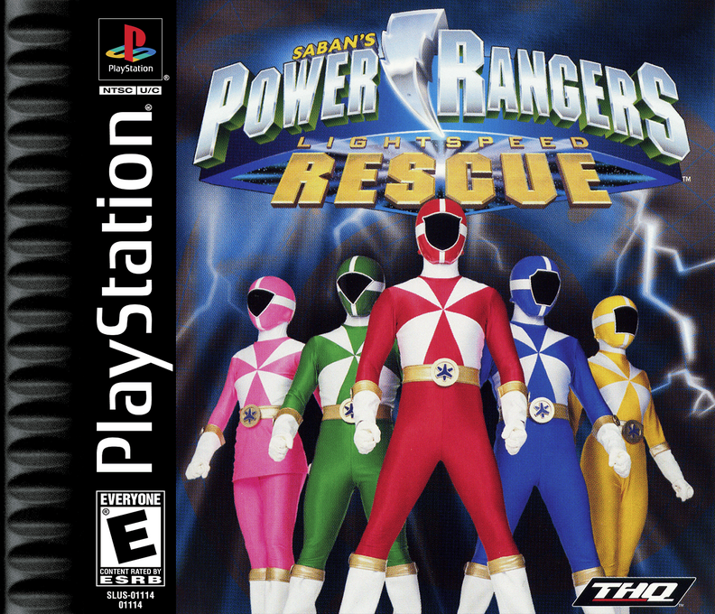 Power Rangers Lightspeed Rescue box art