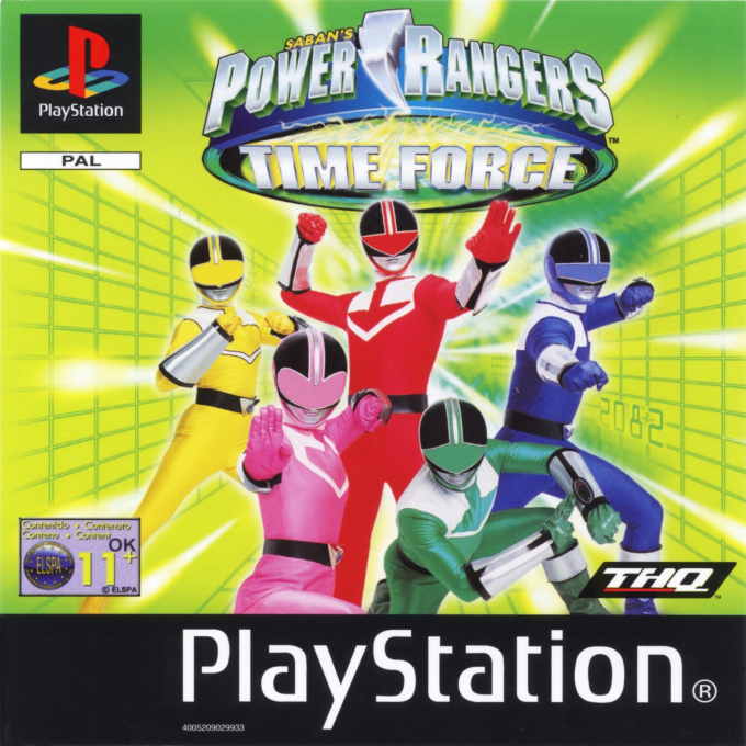 Power Rangers - Time Force — box-2D (EU)