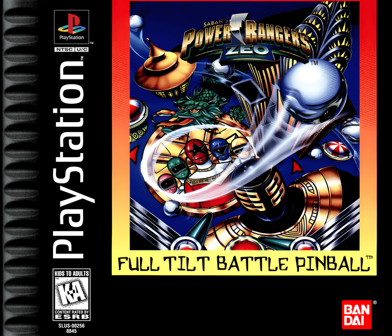 Power Rangers Zeo - Full Tilt Battle Pinball box art
