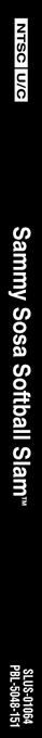Sammy Sosa Softball Slam — box-2D-side (US)
