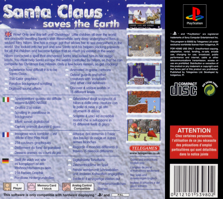 Santa Claus Saves The Earth — box-2D-back (EU)