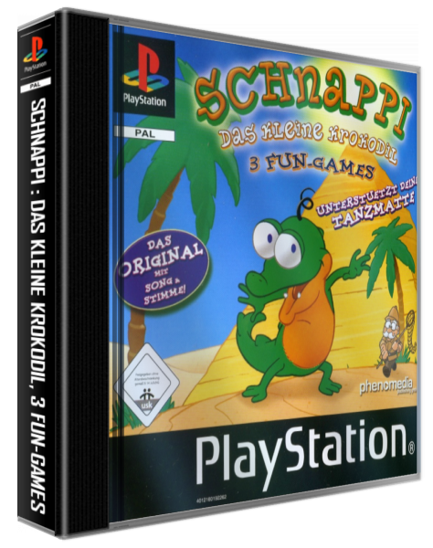 Schnappi - Das Kleine Krokodil - 3 Fun-games — box-3D (DE)