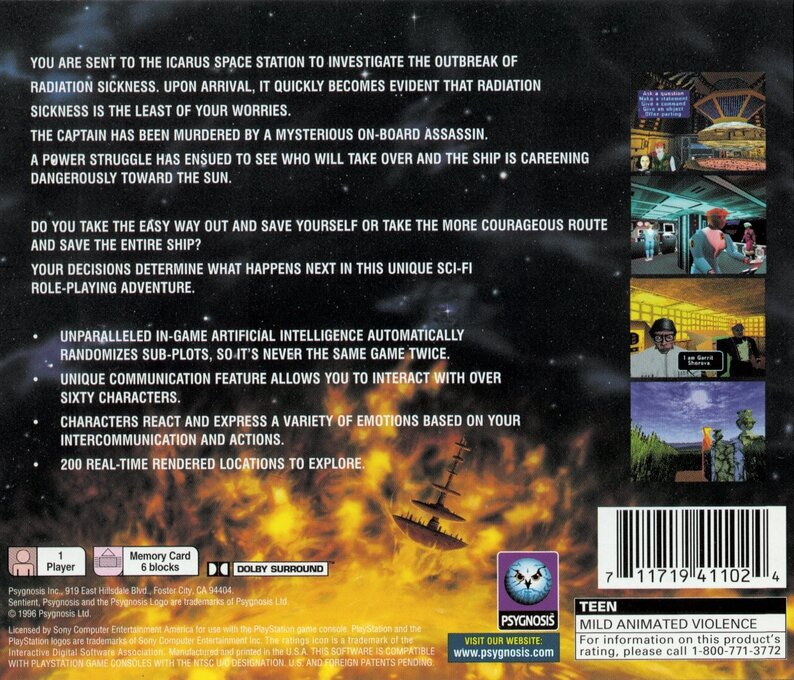 Sentient — box-2D-back (US)