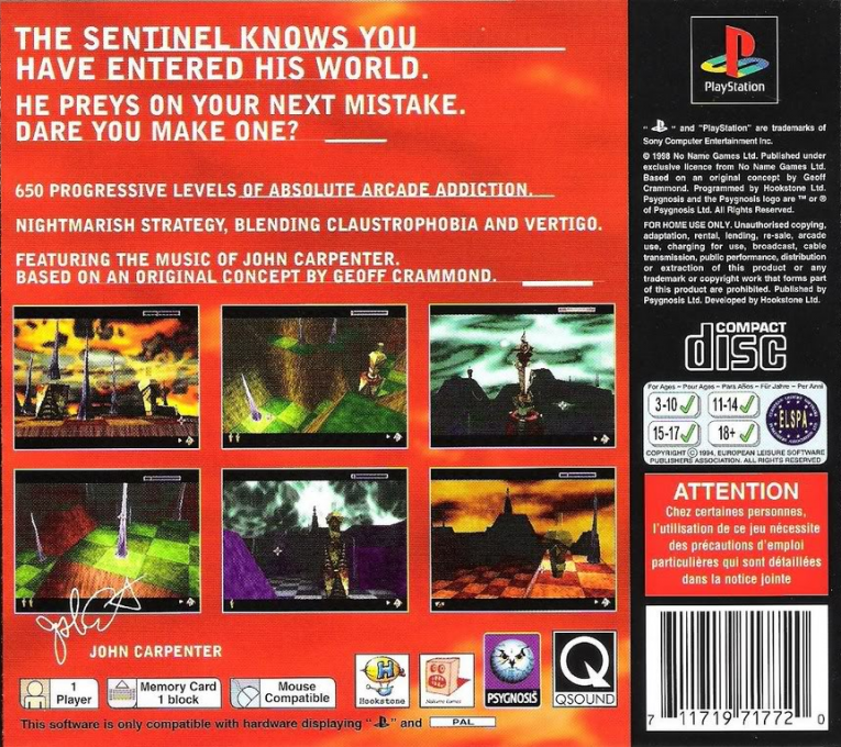 Sentinel Returns — box-2D-back (EU)