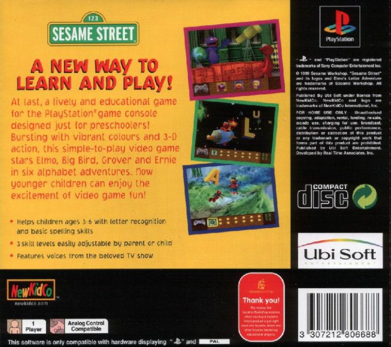Sesame Street - Elmo's Letter Adventure — box-2D-back (EU)