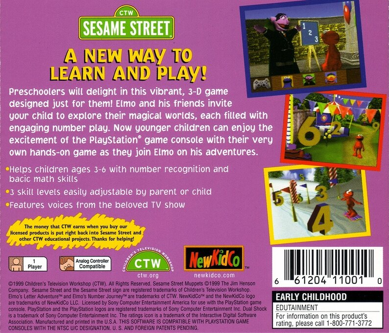 Sesame Street - Elmo's Number Journey — box-2D-back (US)