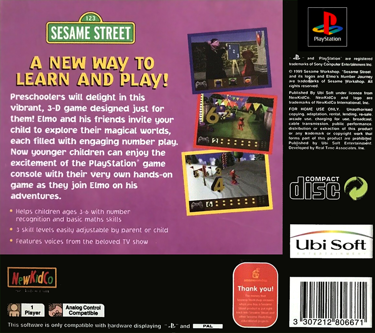 Sesame Street - Elmo's Number Journey — box-2D-back (EU)