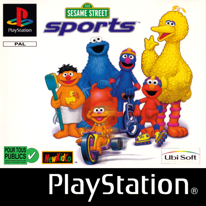 Sesame Street Sports — box-2D (FR)