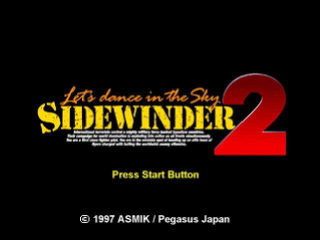Sidewinder 2 - Let's Dance In The Sky — sstitle (JP)