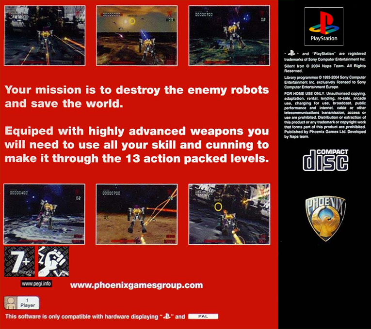 Silent Iron — box-2D-back (EU)