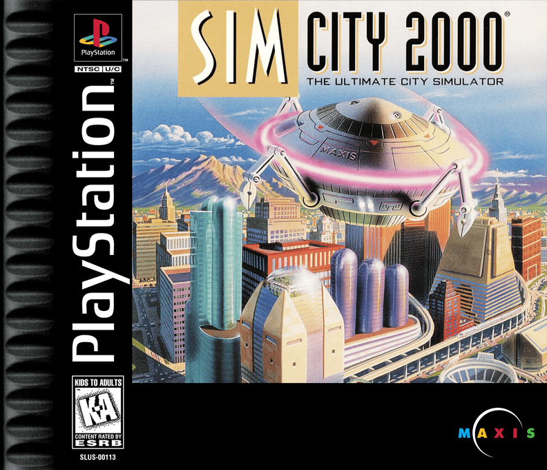 Simcity 2000 box art