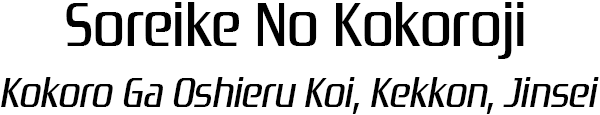 Soreike No Kokoroji - Kokoro Ga Oshieru Koi, Kekkon, Jinsei — wheel (SS)