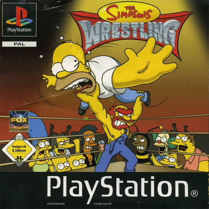 Simpsons Wrestling, The — box-2D (DE)