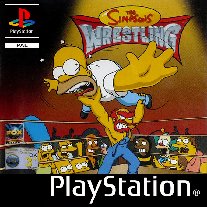 Simpsons Wrestling, The — box-2D (EU)
