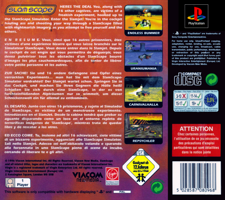 Slamscape — box-2D-back (EU)