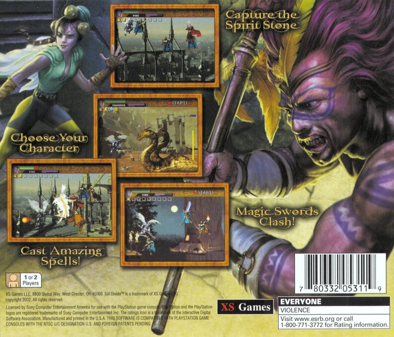 Sol Divide — box-2D-back (US)