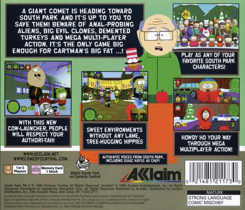 South Park — box-2D-back (US)