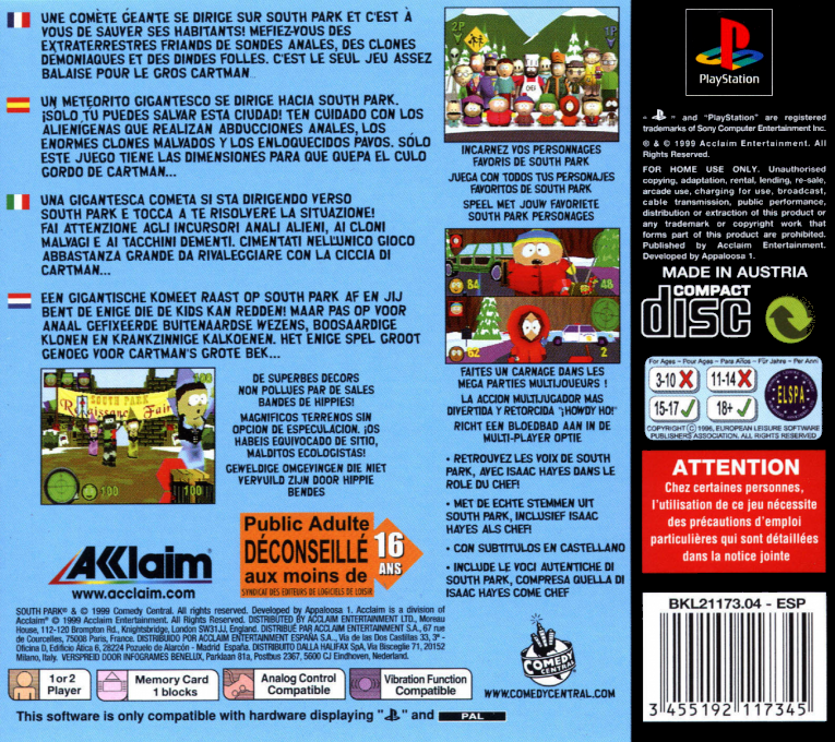 South Park — box-2D-back (EU)