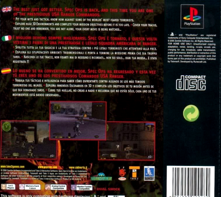 Spec Ops - Ranger Elite — box-2D-back (EU)