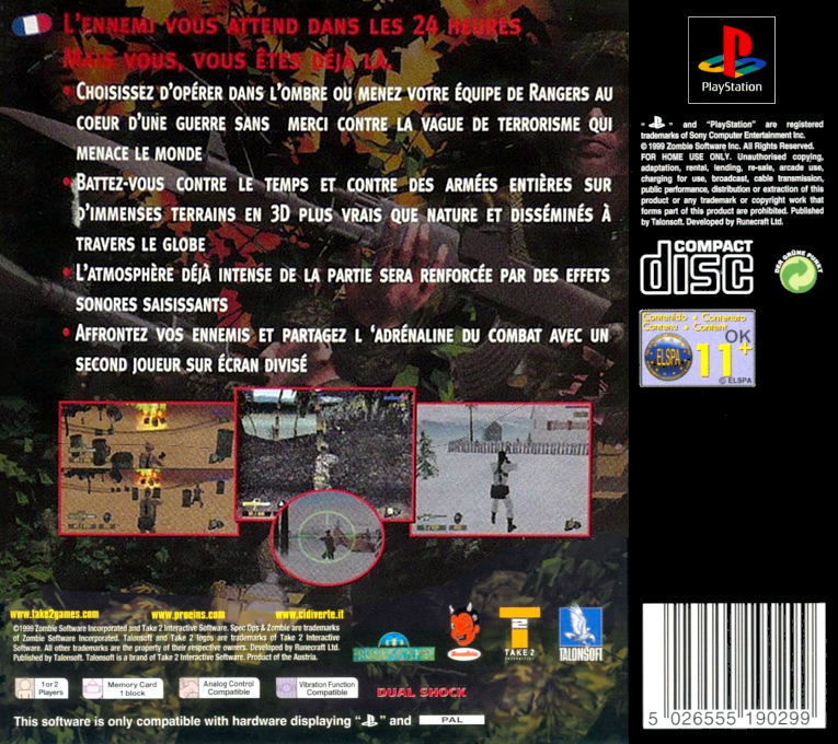 Spec Ops - Stealth Patrol — box-2D-back (FR)