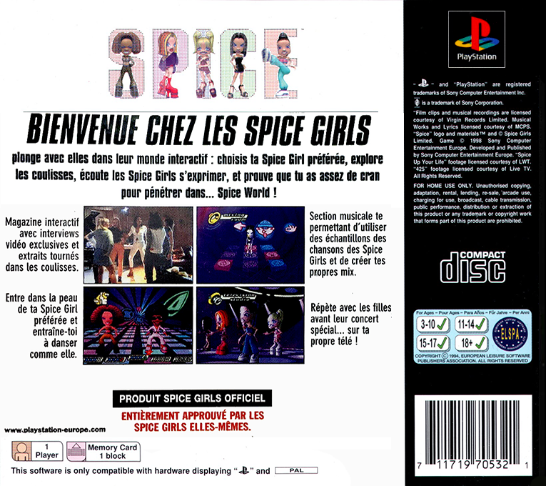 Spice World — box-2D-back (FR)