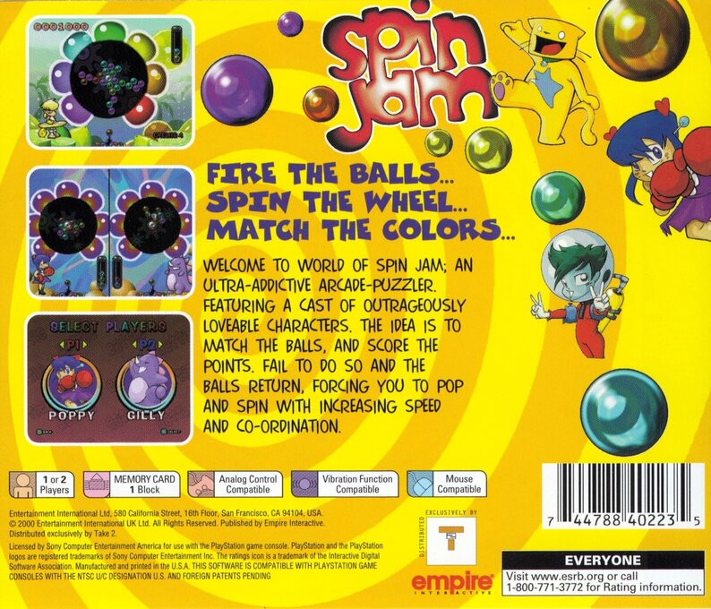Spin Jam — box-2D-back (US)