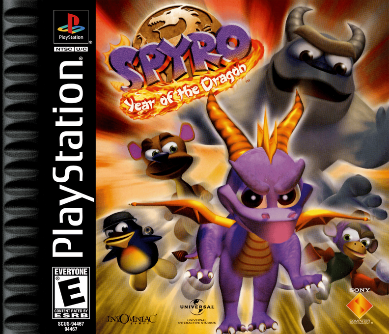 Spyro - Year Of The Dragon box art