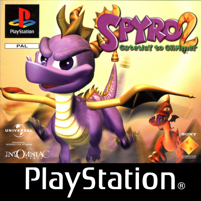 Spyro 2 - Gateway to Glimmer — box-2D (FR)