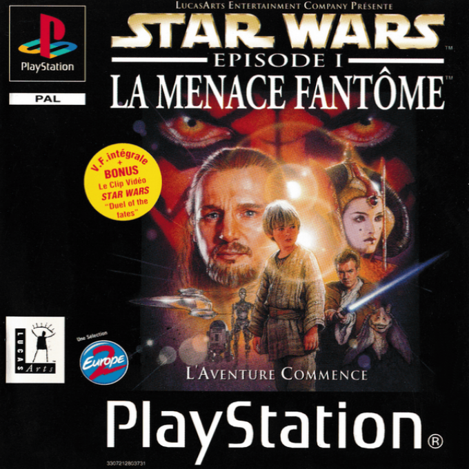 Star Wars - Episode 1 - The Phantom Menace — box-2D (FR)