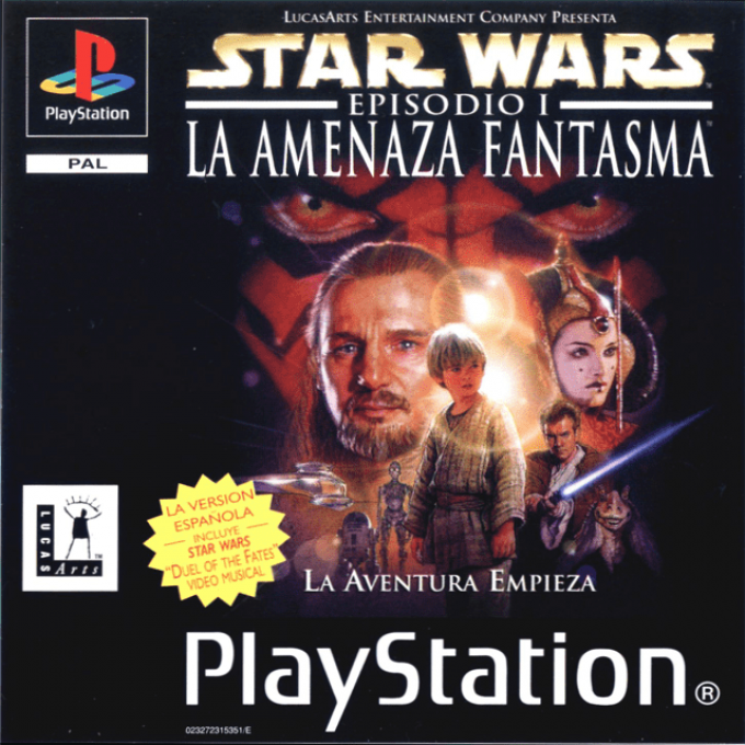 Star Wars - Episode 1 - The Phantom Menace — box-2D (SP)