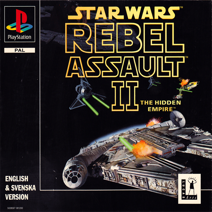 Star Wars Rebel Assault 2 - The Hidden Empire — box-2D (EU)