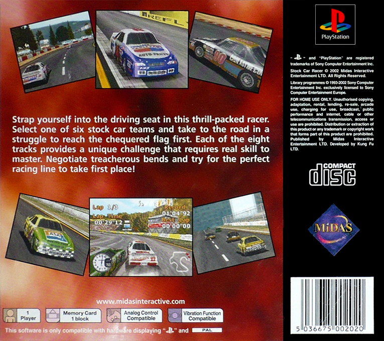 Stock Car Racer — box-2D-back (EU)