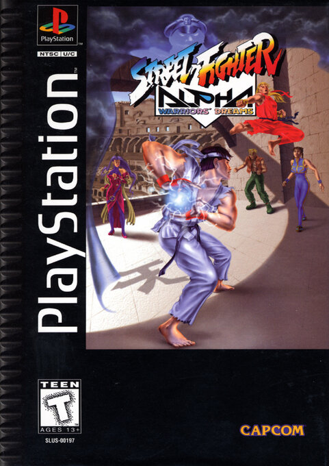 Street Fighter Alpha - Warriors' Dreams — box-2D (AME)