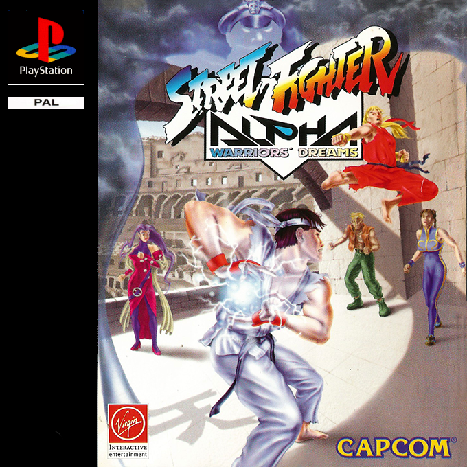 Street Fighter Alpha - Warriors' Dreams — box-2D (EU)