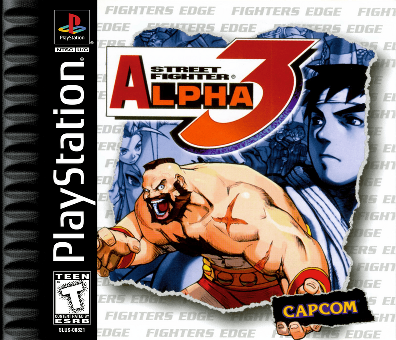 Street Fighter Alpha 3 box art