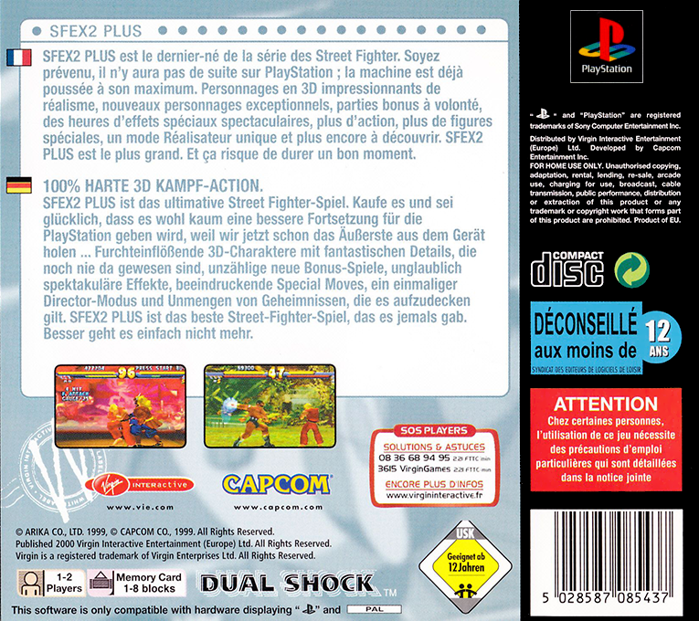 Street Fighter Ex2 Plus — box-2D-back (EU)