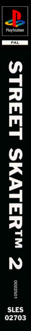 Street Skater 2 — box-2D-side (FR)