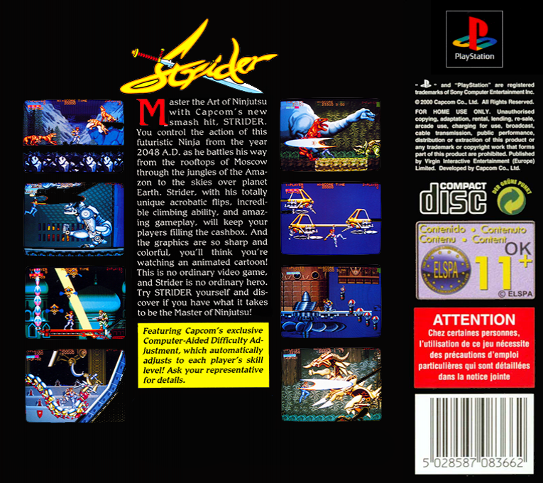 Strider — box-2D-back (EU)