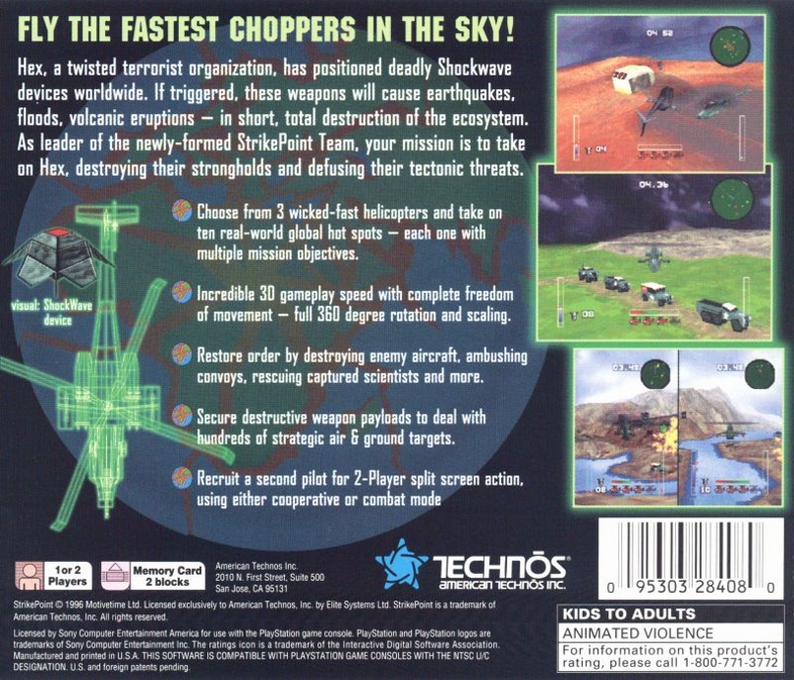 Strikepoint - The Hex Missions — box-2D-back (US)