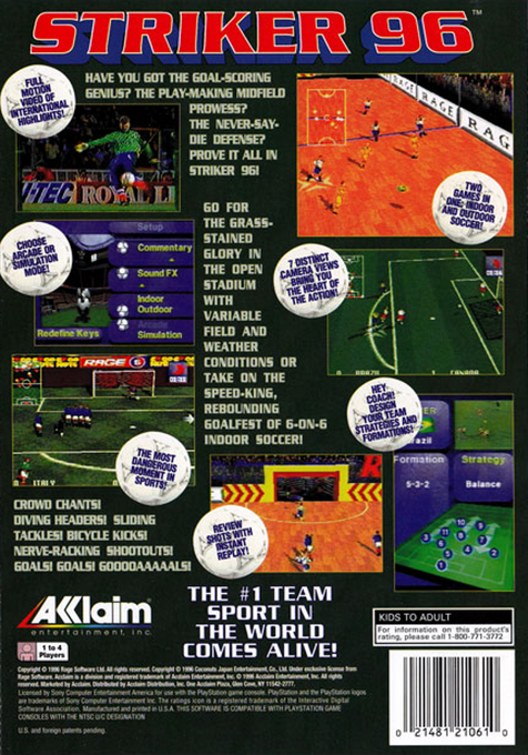 Striker '96 — box-2D-back (AME)