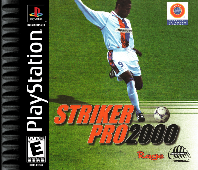 Uefa Striker box art