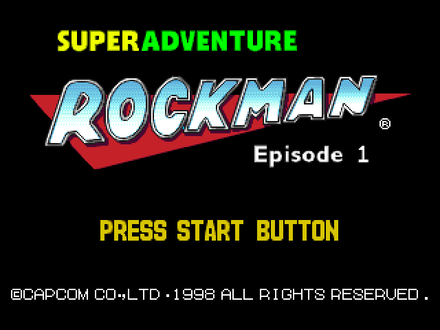 Super Adventure Rockman — sstitle (JP)