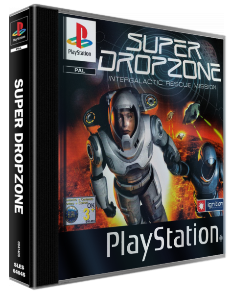 Super Dropzone - Intergalactic Rescue Mission — box-3D (EU)